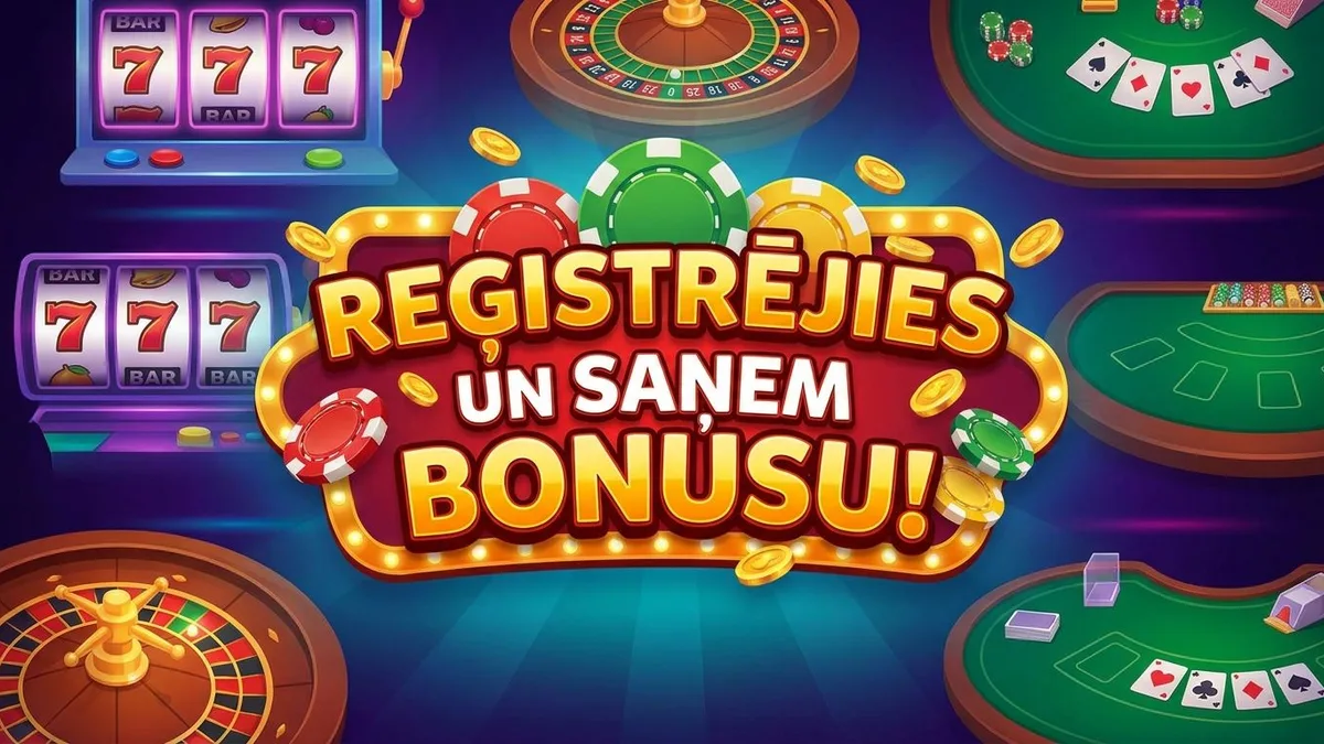 Reģistrācija ar bonusu